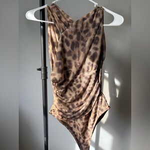 Leopard Print Bodysuit